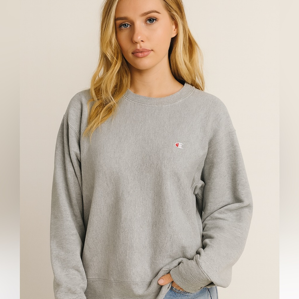 Champion Reverse Weave XL Gray Sweatshirt